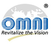 Logotipo OMNI, fabricante de insumos oftálmicos 